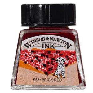 Winsor & Newton Dye-Based Drawing Ink - Brick Red