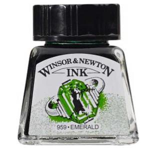 Winsor & Newton Dye-Based Drawing Ink - Emerald