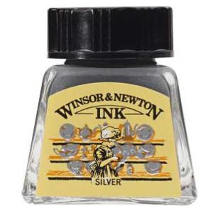Winsor & Newton Dye-Based Drawing Ink - Silver