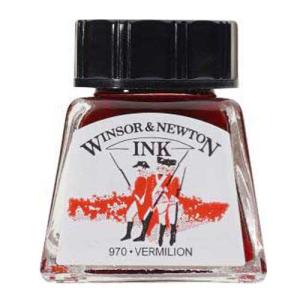 Winsor & Newton Dye-Based Drawing Ink - Vermillion