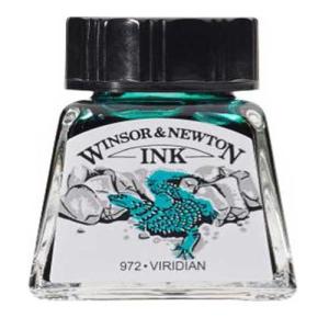 Winsor & Newton Dye-Based Drawing Ink - Viridian