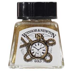 Winsor & Newton Calligraphy Ink - (1oz/30ml) Metallic Gold