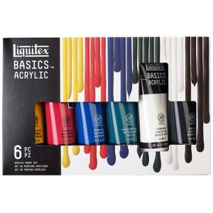 Liquitex Basics Acrylic 118ml Tube Starter Set - (6 Pack)