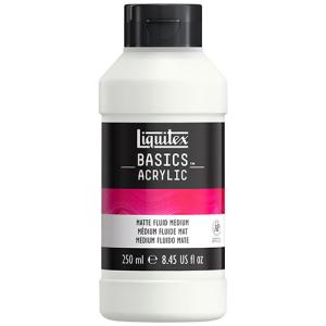 Liquitex Basics Acrylic Medium - (8.5oz/250ml) Matte Fluid