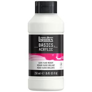 Liquitex Basics Acrylic Medium - (8.5oz/250ml) Gloss Fluid