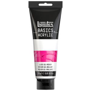 Liquitex Basics Acrylic Medium - (8.5oz/250ml) Gloss Gel