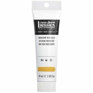 Liquitex Professional Heavy Body Acrylic Paint - (2oz/59ml) Iridescent Rich Gold