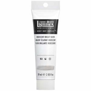 Liquitex Professional Heavy Body Acrylic Paint - (2oz/59ml) Iridescent Bright Silver