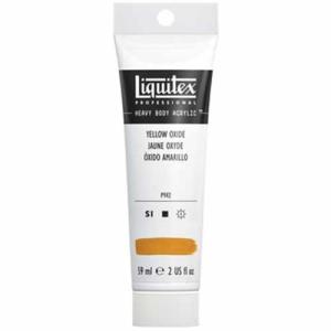 Liquitex Professional Heavy Body Acrylic Paint - (2oz/59ml) Yellow Oxide