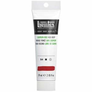 Liquitex Professional Heavy Body Acrylic Paint - (2oz/59ml) Cadmium-Free Red Deep