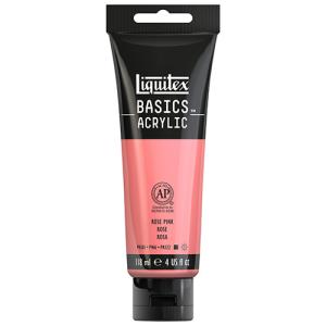 Liquitex Basics Acrylic Paint - (4oz/118ml) Rose Pink