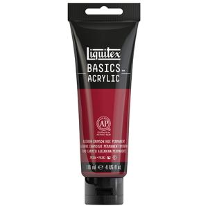 Liquitex Basics Acrylic Paint - (4oz/118ml) Alizarin Crimson Hue
