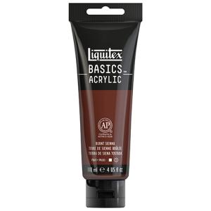 Liquitex Basics Acrylic Paint - (4oz/118ml) Burnt Sienna