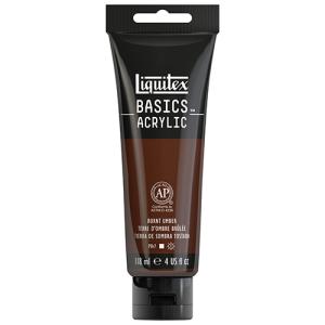 Liquitex Basics Acrylic Paint - (4oz/118ml) Burnt Umber