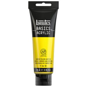 Liquitex Basics Acrylic Paint - (4oz/118ml) Cadmium Yellow Light Hue