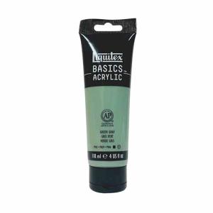 Liquitex Basics Acrylic Paint - (4oz/118ml) Green Gray