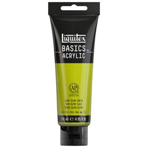 Liquitex Basics Acrylic Paint - (4oz/118ml) Olive Green Light