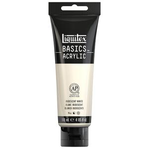 Liquitex Basics Acrylic Paint - (4oz/118ml) Iridescent White