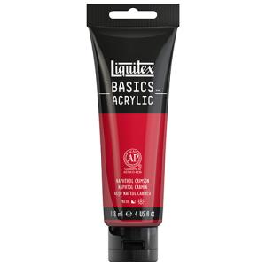 Liquitex Basics Acrylic Paint - (4oz/118ml) Naphthol Crimson