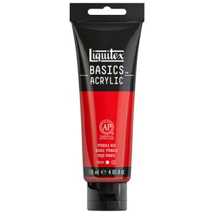 Liquitex Basics Acrylic Paint - (4oz/118ml) Pyrrole Red