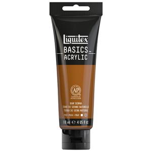 Liquitex Basics Acrylic Paint - (4oz/118ml) Raw Sienna
