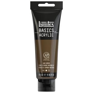 Liquitex Basics Acrylic Paint - (4oz/118ml) Raw Umber