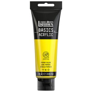 Liquitex Basics Acrylic Paint - (4oz/118ml) Primary Yellow
