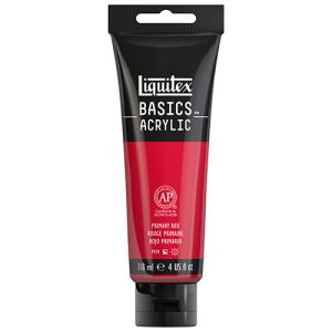 Liquitex Basics Acrylic Paint - (4oz/118ml) Primary Red