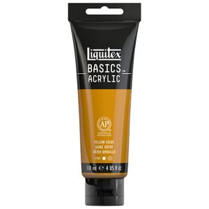 Liquitex Basics Acrylic Paint - (4oz/118ml) Yellow Oxide