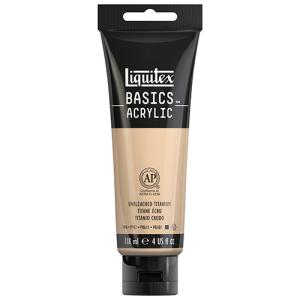 Liquitex Basics Acrylic Paint - (4oz/118ml) Unbleached Titanium
