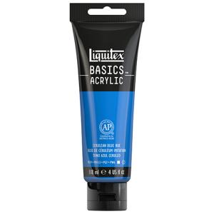 Liquitex Basics Acrylic Paint - (4oz/118ml) Cerulean Blue Hue