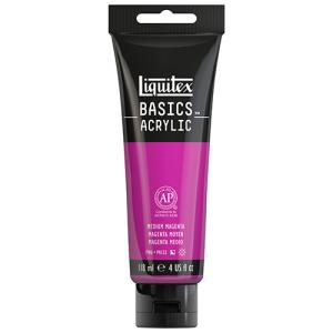 Liquitex Basics Acrylic Paint - (4oz/118ml) Medium Magenta