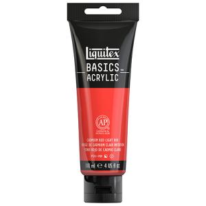 Liquitex Basics Acrylic Paint - (4oz/118ml) Cadmium Red Light Hue