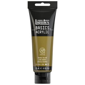 Liquitex Basics Acrylic Paint - (4oz/118ml) Bronze Yellow