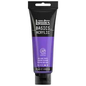 Liquitex Basics Acrylic Paint - (4oz/118ml) Brilliant Purple