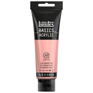 Liquitex Basics Acrylic Paint - (4oz/118ml) Light Portrait Pink