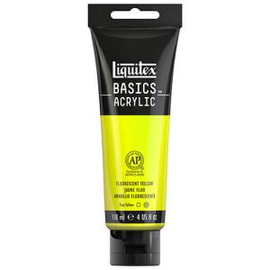 Liquitex Basics Acrylic Paint - (4oz/118ml) Fluorescent Yellow