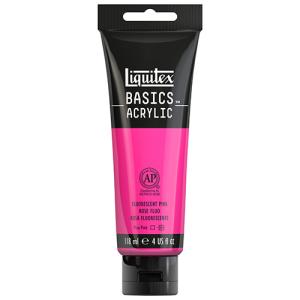 Liquitex Basics Acrylic Paint - (4oz/118ml) Fluorescent Pink