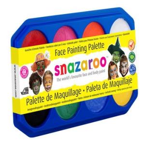 Snazaroo Large Face Painting Palette - 8 Assorted Colors