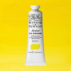 Winsor & Newton Artists' Oil Colour Paint - (1.25oz/37ml) Winsor Lemon