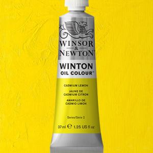 Winsor & Newton Winton Oil Colour Paint - (1.25oz/37ml) Cadmium Lemon