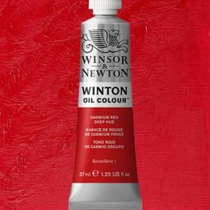 Winsor & Newton Winton Oil Colour Paint - (1.25oz/37ml) Cadmium Red Deep Hue