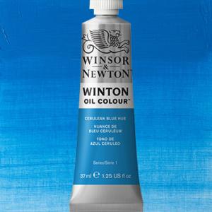 Winsor & Newton Winton Oil Colour Paint - (1.25oz/37ml) Cerulean Blue Hue