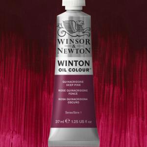 Winsor & Newton Winton Oil Colour Paint - (1.25oz/37ml) Quinacridone Deep Pink