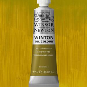 Winsor & Newton Winton Oil Colour Paint - (1.25oz/37ml) Azo Yellow Green