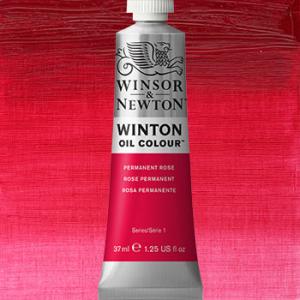 Winsor & Newton Winton Oil Colour Paint - (1.25oz/37ml) Permanent Rose