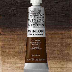 Winsor & Newton Winton Oil Colour Paint - (1.25oz/37ml) Raw Umber