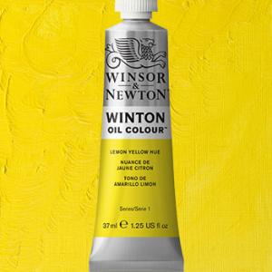 Winsor & Newton Winton Oil Colour Paint - (6.75oz/200ml) Lemon Yellow Hue