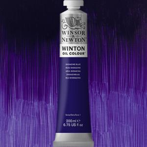Winsor & Newton Winton Oil Colour Paint - (6.75oz/200ml) Dioxazine Blue