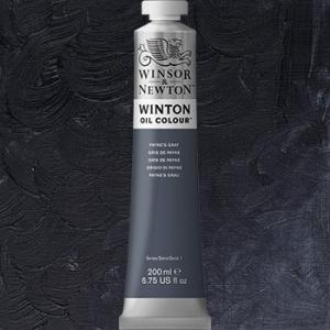 Winsor & Newton Winton Oil Colour Paint - (6.75oz/200ml) Payne's Gray